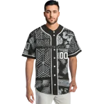 personalized chicago white sox pineapple palm geo black jersey best selling