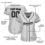 personalized chicago white sox pinstripe lines white jersey best selling