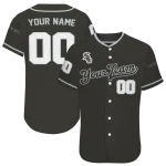 personalized chicago white sox plain classic black jersey best selling