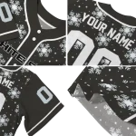 personalized chicago white sox snowflake festive black jersey best selling
