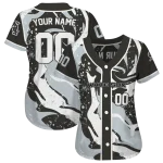 personalized chicago white sox splash swirl black jersey best selling