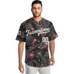 personalized chicago white sox tropical flamingo black jersey best selling