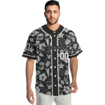personalized chicago white sox tropical hibiscus seashells black jersey best selling