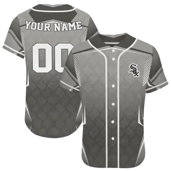 personalized chicago white sox wavy flow black jersey best selling