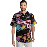 personalized cincinnati reds paint splatter black jersey best selling