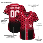 personalized cincinnati reds star burst black jersey best selling