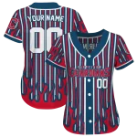 personalized cleveland guardians blazing stripes navy blue jersey best selling