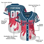personalized cleveland guardians pattern drip navy blue white jersey best selling