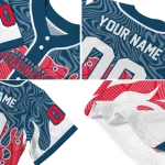 personalized cleveland guardians pattern drip navy blue white jersey best selling