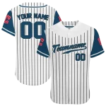 personalized cleveland guardians pinstripe navy blue white jersey best selling