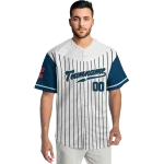 personalized cleveland guardians pinstripe navy blue white jersey best selling