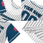 personalized cleveland guardians pinstripe navy blue white jersey best selling