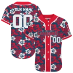 personalized cleveland guardians tropical hibiscus red jersey best selling