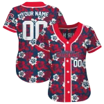 personalized cleveland guardians tropical hibiscus red jersey best selling