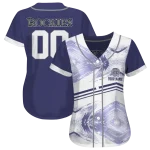 personalized colorado rockies arrow fade blue white jersey best selling