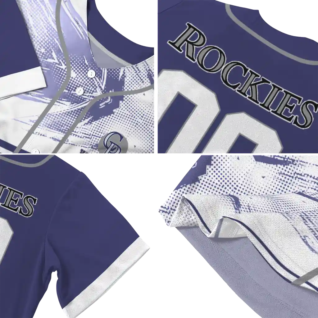 personalized colorado rockies arrow fade blue white jersey new arrival personalized colorado rockies arrow fade blue white jersey new arrival