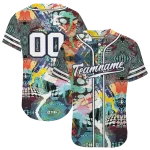 personalized colorado rockies geometric fusion aqua jersey best selling