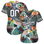 personalized colorado rockies geometric fusion aqua jersey best selling