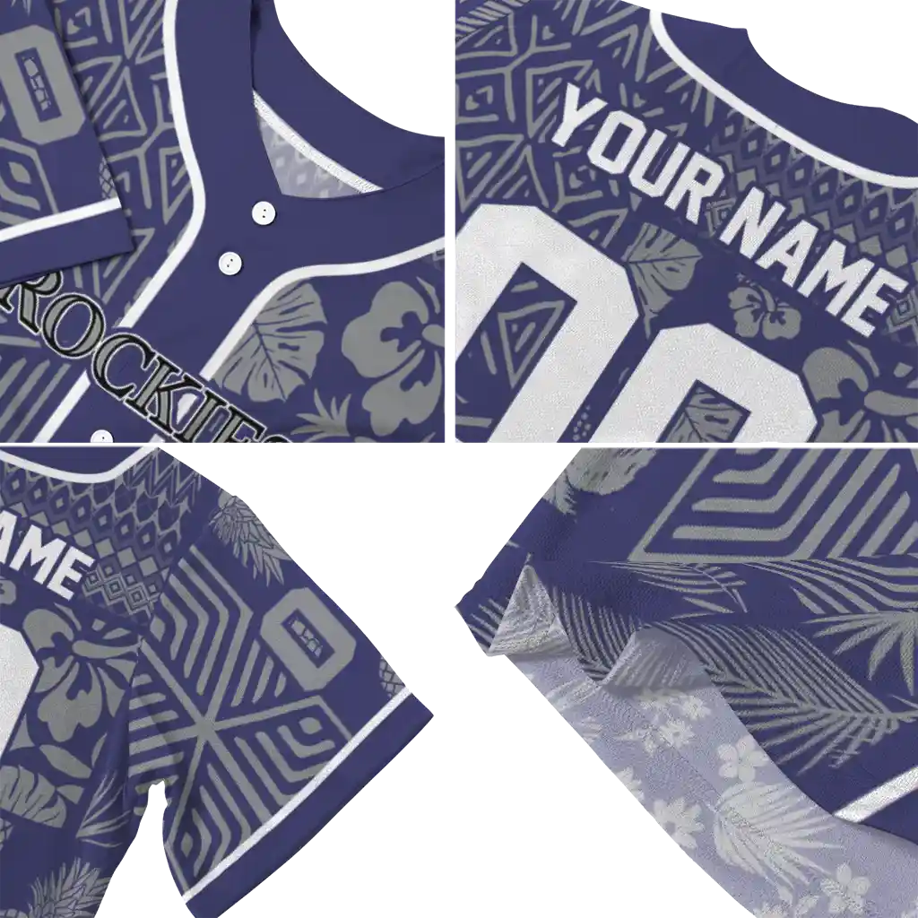 personalized colorado rockies pineapple palm geo blue jersey new arrival personalized colorado rockies pineapple palm geo blue jersey new arrival