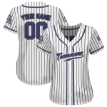 personalized colorado rockies pinstripe lines white jersey best selling