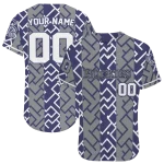 personalized colorado rockies squares grid blue jersey best selling