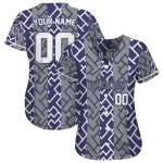 personalized colorado rockies squares grid blue jersey best selling