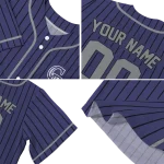 personalized colorado rockies stripe pattern blue jersey best selling