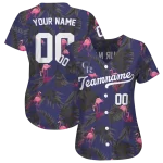 personalized colorado rockies tropical flamingo blue jersey best selling