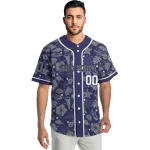 personalized colorado rockies tropical hibiscus seashells blue jersey best selling