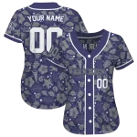 personalized colorado rockies tropical hibiscus seashells blue jersey best selling