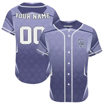 personalized colorado rockies wavy flow blue jersey best selling