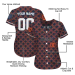 personalized detroit tigers chevron interlock navy jersey best selling