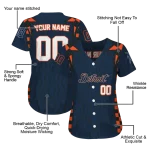personalized detroit tigers chevron rhythm navy jersey best selling