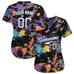 personalized detroit tigers paint splatter black jersey best selling