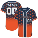 personalized detroit tigers star burst orange jersey best selling