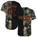personalized detroit tigers tropical foliage black jersey best selling