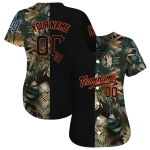 personalized detroit tigers tropical foliage black jersey best selling