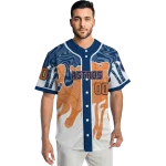 personalized houston astros pattern drip blue white jersey best selling