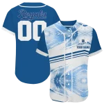 personalized kansas city royals arrow fade royal blue white jersey best selling