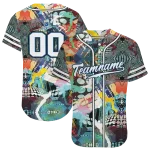 personalized kansas city royals geometric fusion aqua jersey best selling