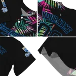 personalized kansas city royals palm leaf black jersey best selling