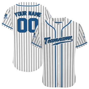 personalized kansas city royals pinstripe lines white jersey best selling