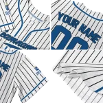 personalized kansas city royals pinstripe lines white jersey best selling