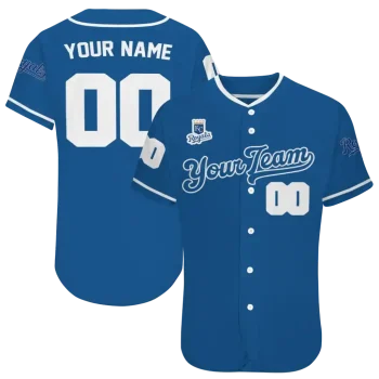 personalized kansas city royals plain classic royal blue jersey best selling