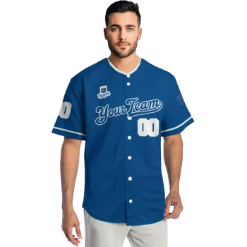 personalized kansas city royals plain classic royal blue jersey fashion forward
