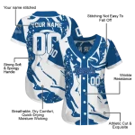 personalized kansas city royals splash swirl royal blue jersey best selling