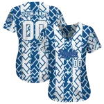 personalized kansas city royals squares grid royal blue jersey best selling