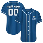 personalized kansas city royals stripe pattern royal blue jersey best selling