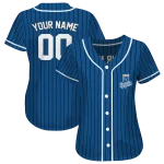 personalized kansas city royals stripe pattern royal blue jersey best selling