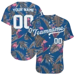 personalized kansas city royals tropical flamingo royal blue jersey best selling